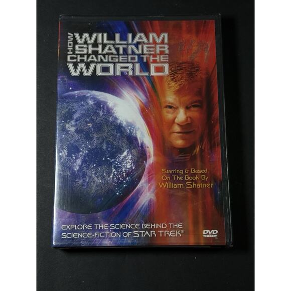 HOW WILLIAM SHATNER CHANGED THE WORLD Star Trek Star Discovery Channel DVD NEW - Picture 1 of 2